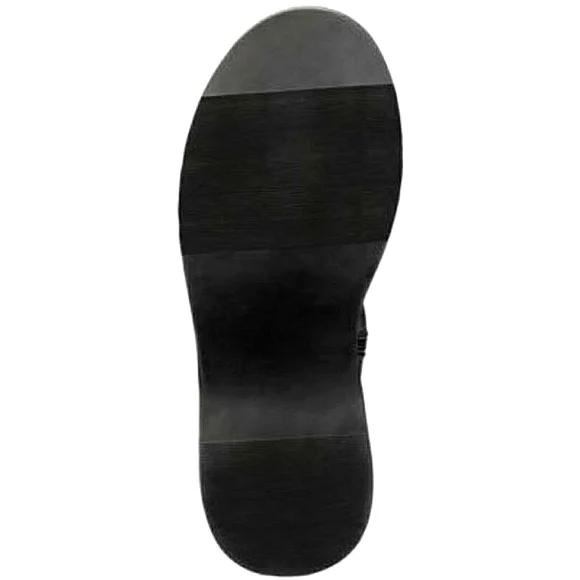 New w/Box Wild Pair Enchantt Platform Round Toe Tall Wedge Black Boots Size 8 - Picture 5 of 6